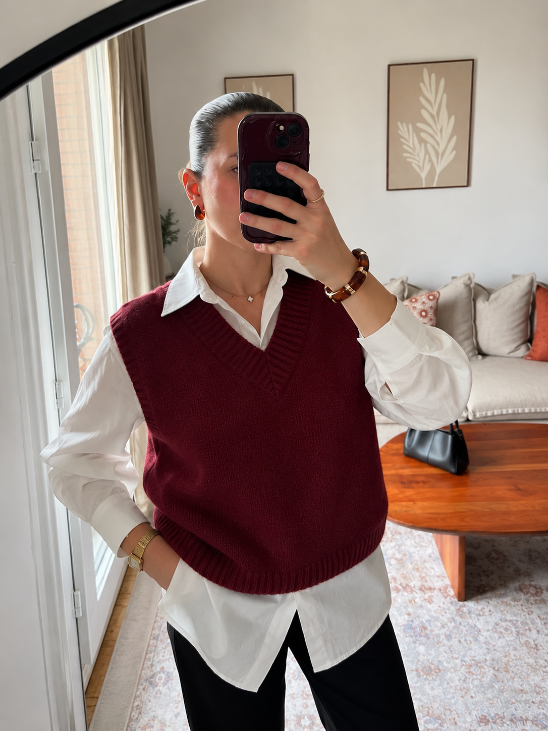 Pull sans manches Clémence