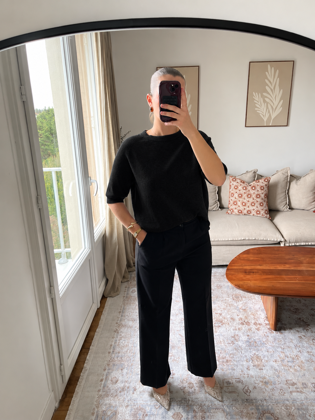 Pull manches courtes